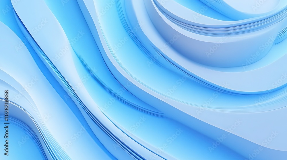 Abstract Blue Waves Abstract Blue Waves