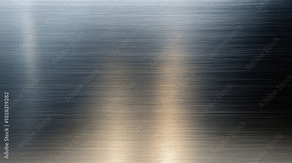 Brushed Metal Surface with Light Reflection Brushed Metal Surface with Light Reflection