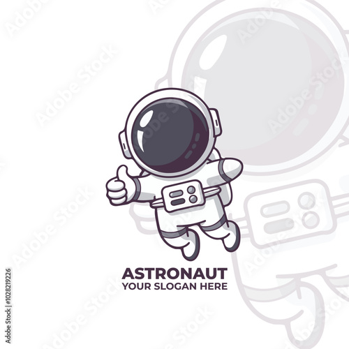 astronaut floating in space