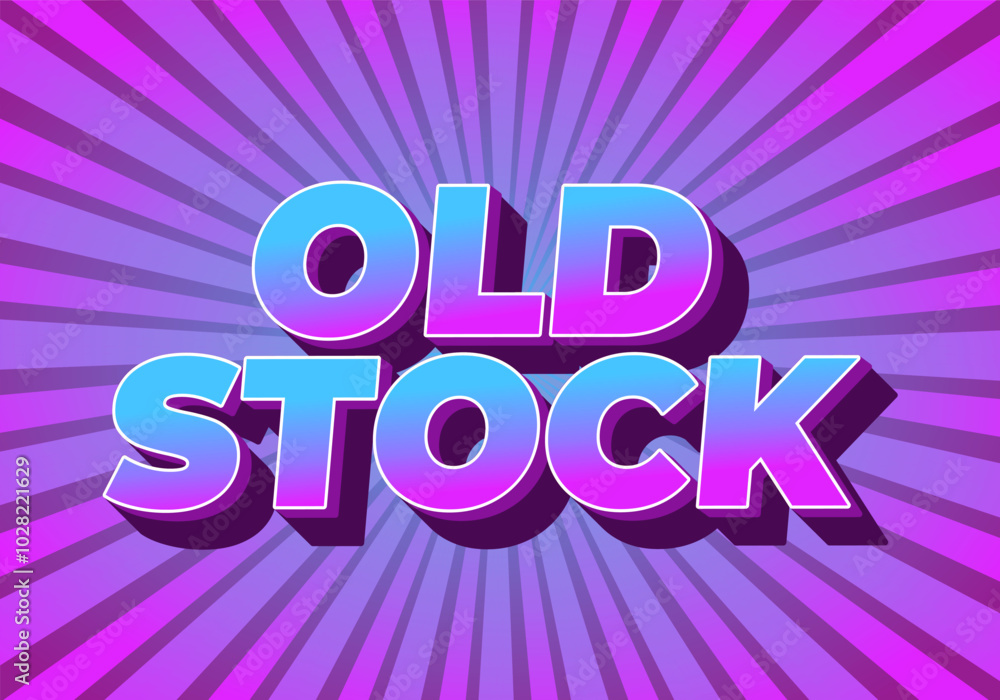 Old stock. Text effect in 3D look with pop up colors for promotional ads Old stock. Text effect in 3D look with pop up colors for promotional ads