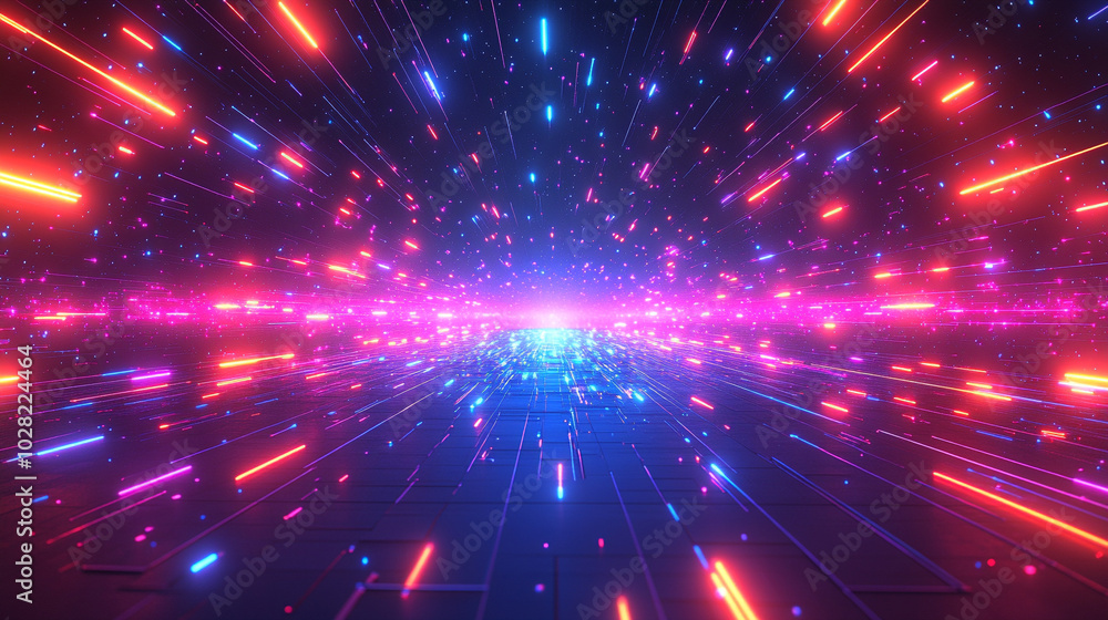 radiating energy and speed, blending dynamic hues that symbolize creativity and innovation, perfect for projects focused on technology and modern design radiating energy and speed, blending dynamic hues that symbolize creativity and innovation, perfect for projects focused on technology and modern design
