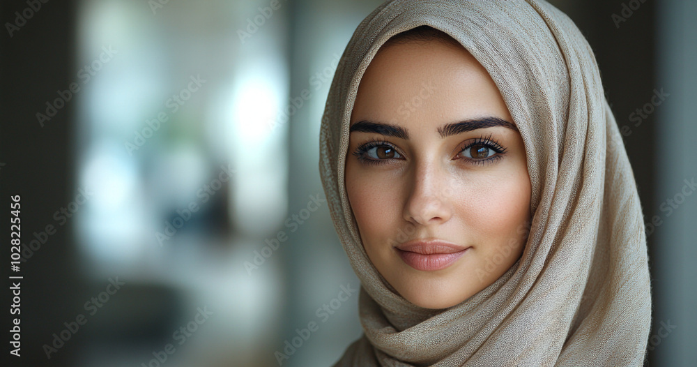 The woman Is Muslim.