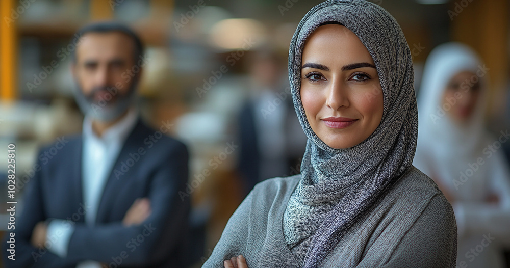 The woman Is Muslim. The woman Is Muslim.