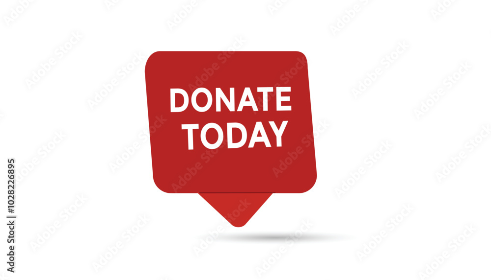 Donate today Countdown number banner templates. time icon. Vector Illustration 