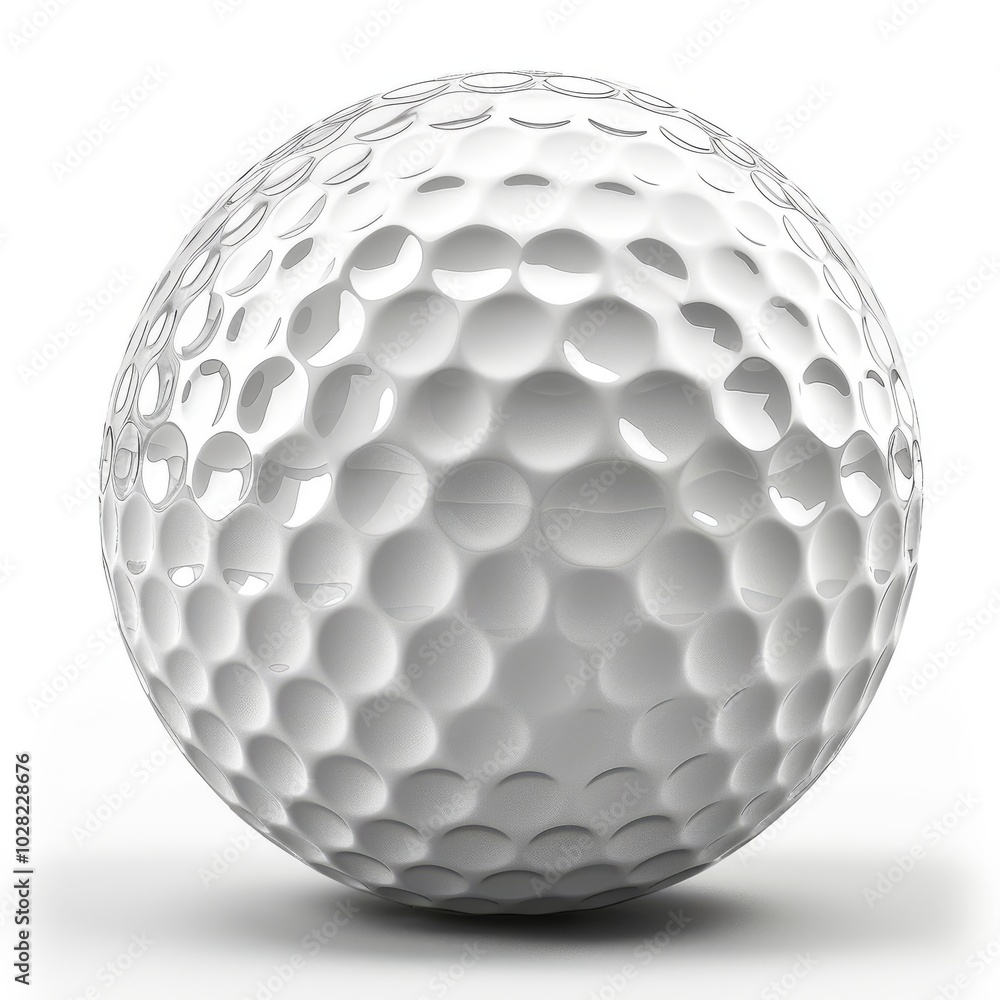 Realistic 3D Render of a Golf Ball Realistic 3D Render of a Golf Ball