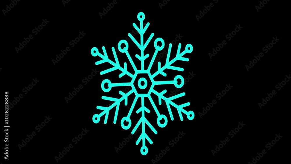 moving snowflake on a black background moving snowflake on a black background
