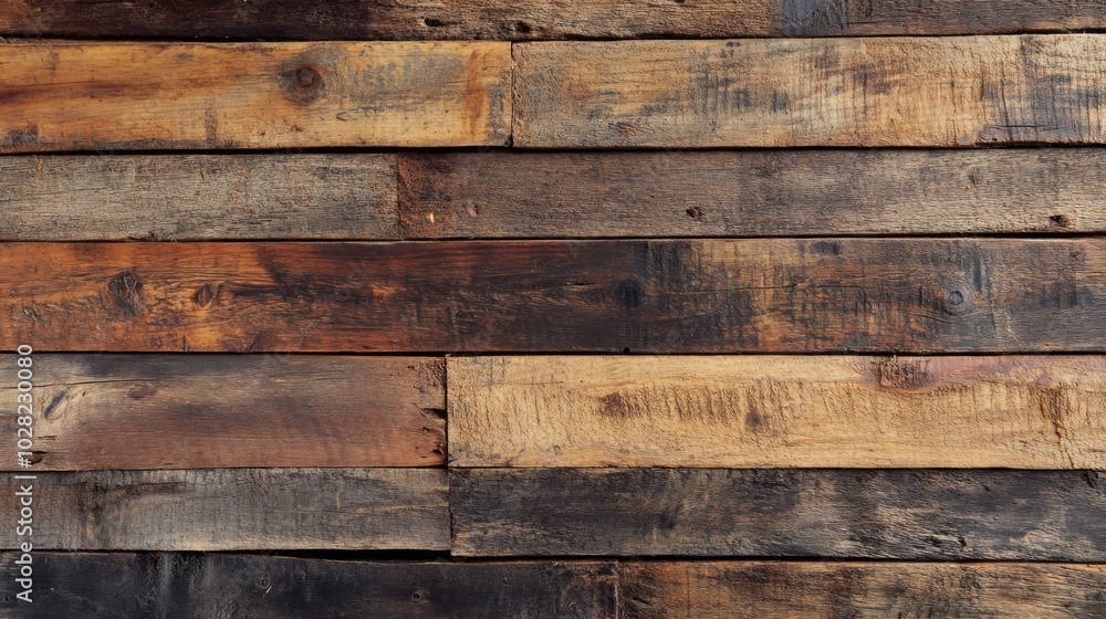 Weathered Horizontal Wooden Planks Weathered Horizontal Wooden Planks