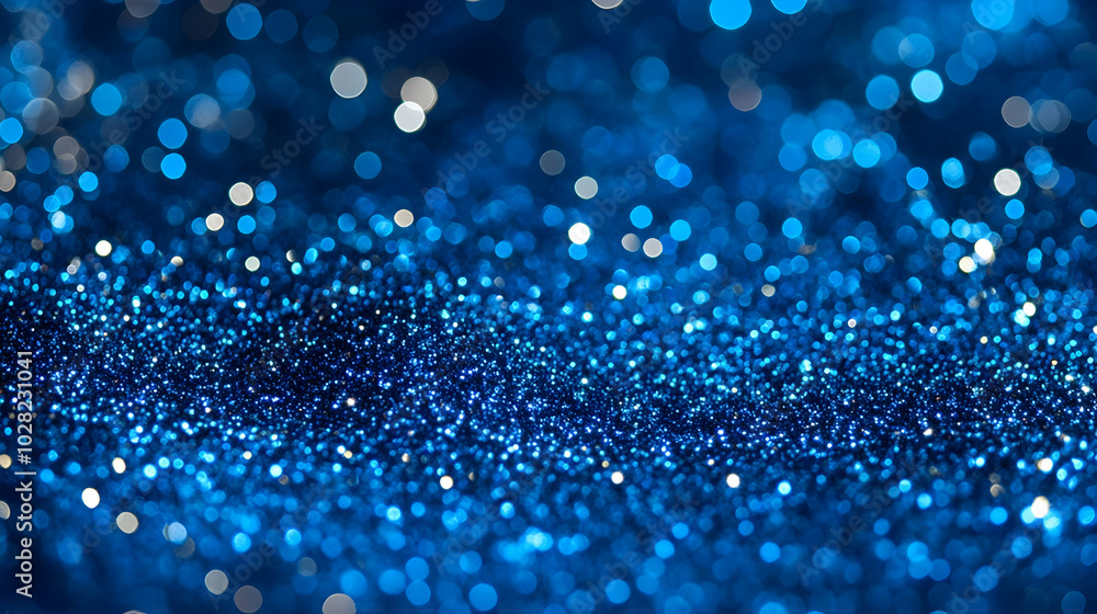 Blue Glitter Background. Blue Glitter Background.