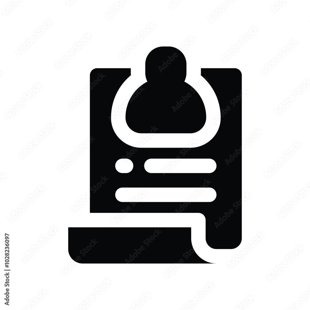 resume icon. vector glyph icon for your website, mobile, presentation, and logo design. resume icon. vector glyph icon for your website, mobile, presentation, and logo design.