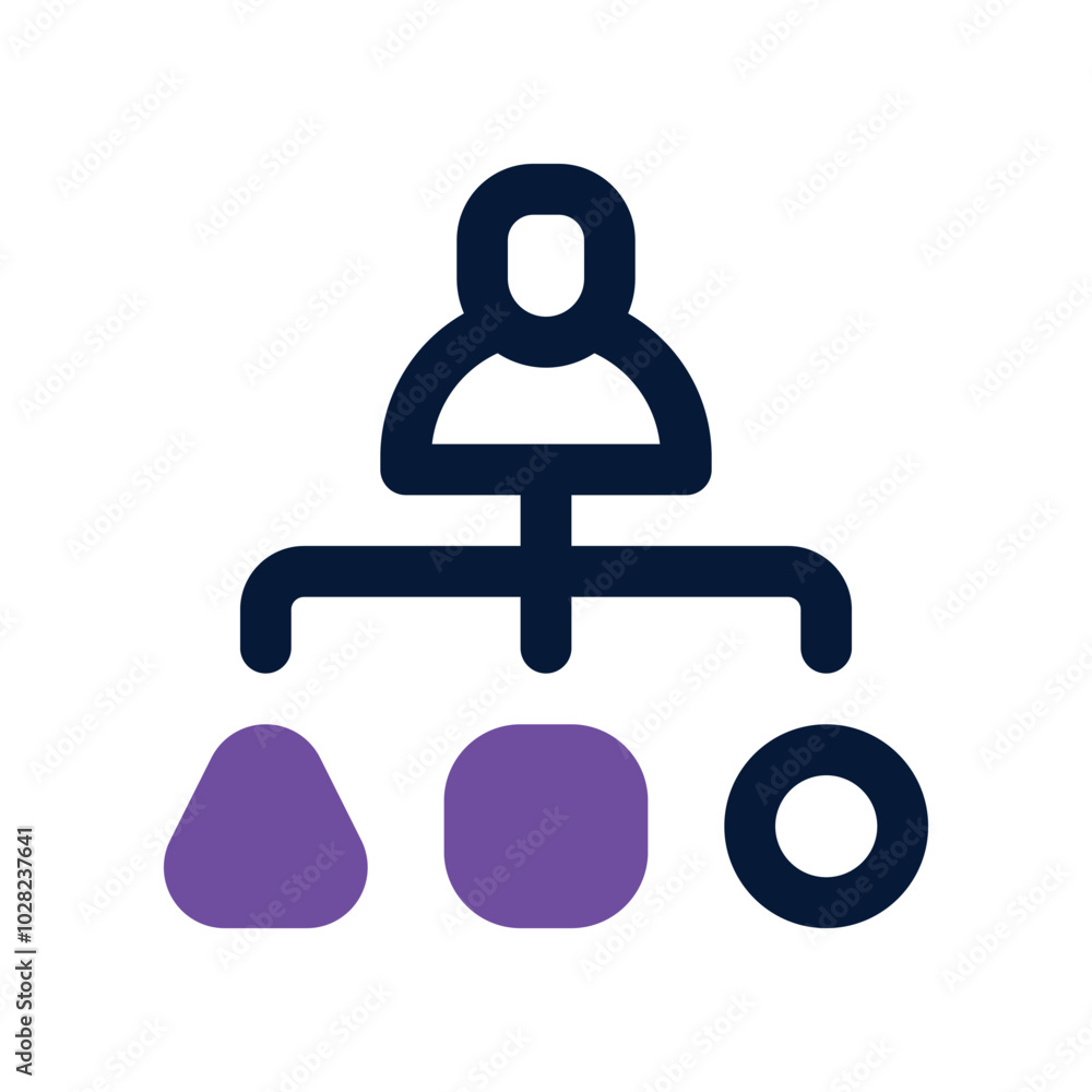 decision making icon. vector dual tone icon for your website, mobile, presentation, and logo design. decision making icon. vector dual tone icon for your website, mobile, presentation, and logo design.