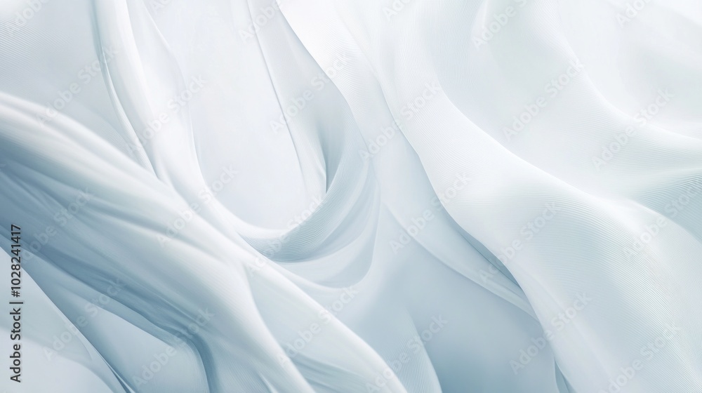 Obraz premium Abstract White Fabric Background