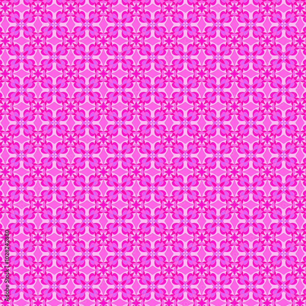 Pink lilac magenta abstract geometric multicolor mosaic, kaleidoscope pattern Pink lilac magenta abstract geometric multicolor mosaic, kaleidoscope pattern