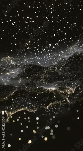 drops of dark particles