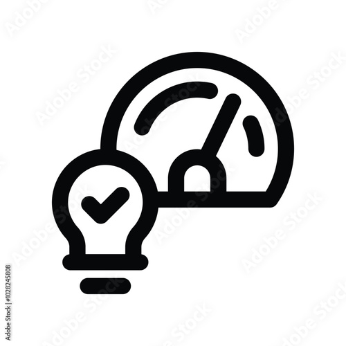 performance icon. vector line icon for your website, mobile, presentation, and logo design.