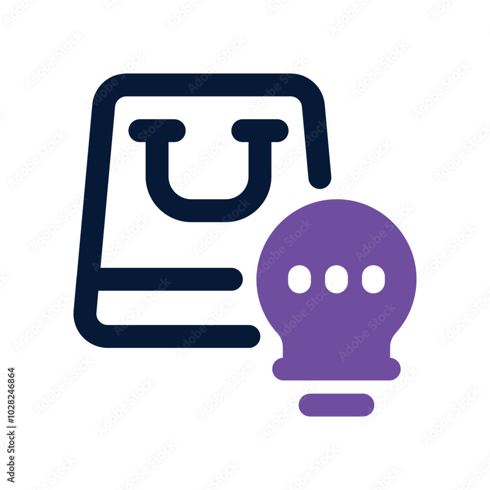 shopping bag icon. vector dual tone icon for your website, mobile, presentation, and logo design. shopping bag icon. vector dual tone icon for your website, mobile, presentation, and logo design.