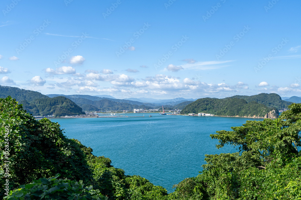 道の駅なんごうからの景色 宮崎県日南市