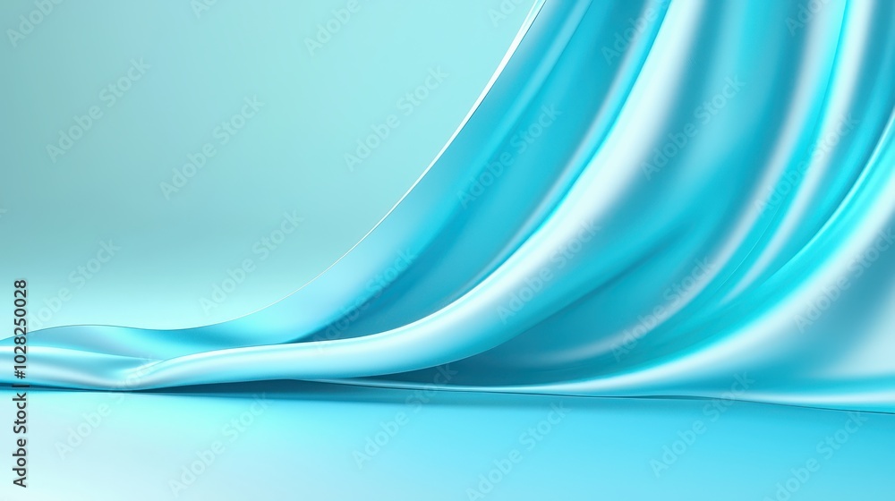 Light blue metallic background with a smooth, glossy finish, offering a modern, industrial look for designs.