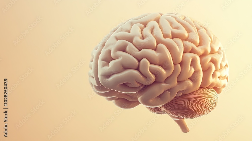 Close-up of human brain with intricate neural pathways, symbolizing cognitive biases and complex thought processes, ideal for educational or scientific presentations. Close-up of human brain with intricate neural pathways, symbolizing cognitive biases and complex thought processes, ideal for educational or scientific presentations.