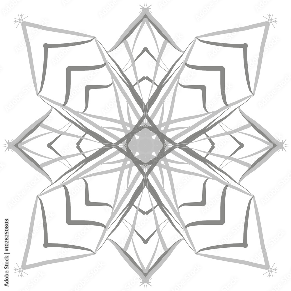 Christmas Snowflakes in Winter Christmas Snowflakes in Winter