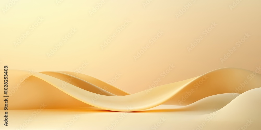Obraz premium Soft light yellow background with a smooth texture, ideal for delicate, minimalist designs.