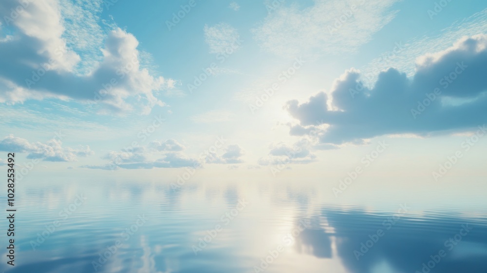Peaceful Sky and Calm Water Peaceful Sky and Calm Water