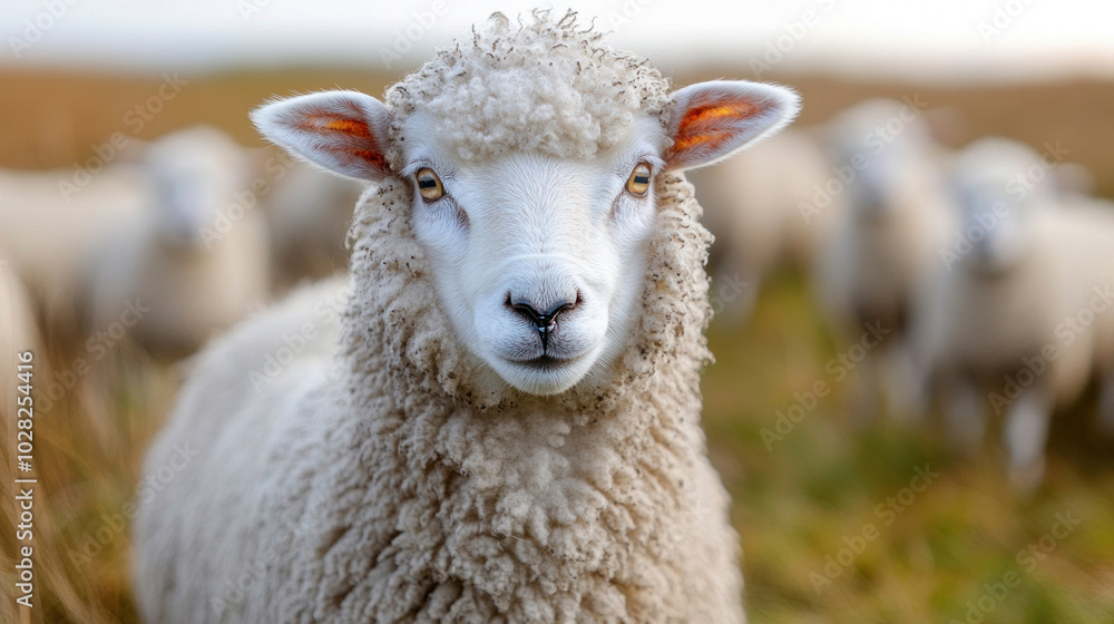A sustainable sheep farm where the animals are raised for both wool and meat in an eco-friendly environment. A sustainable sheep farm where the animals are raised for both wool and meat in an eco-friendly environment.