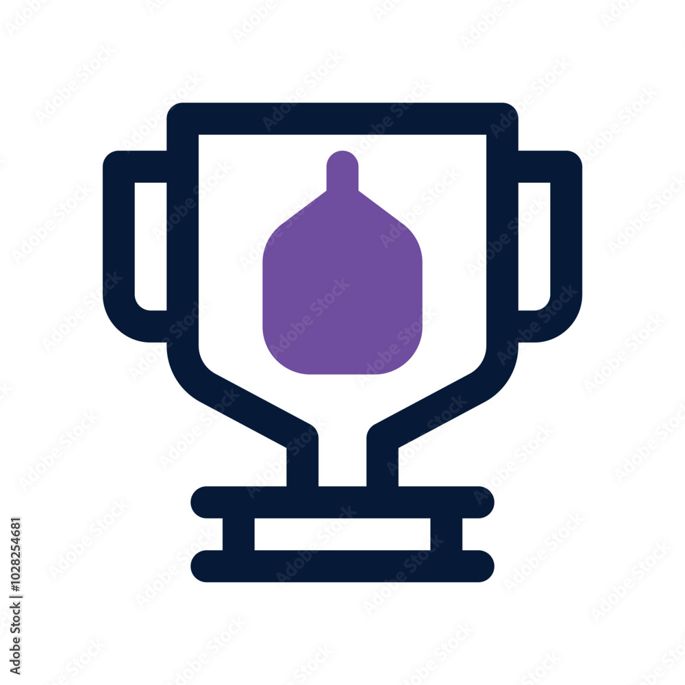 trophy icon. vector dual tone icon for your website, mobile, presentation, and logo design. trophy icon. vector dual tone icon for your website, mobile, presentation, and logo design.