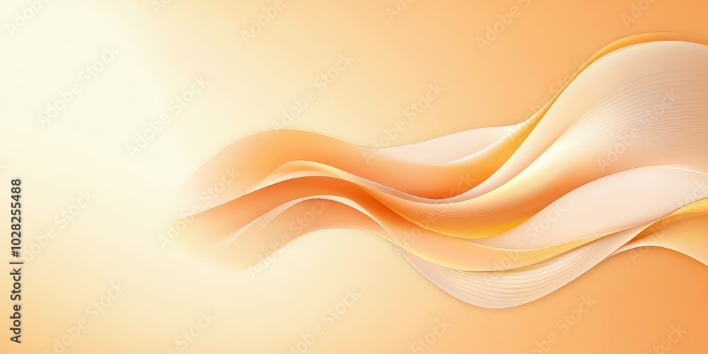 Fototapeta premium Warm yellow-orange background with a subtle gradient blending both colors harmoniously.