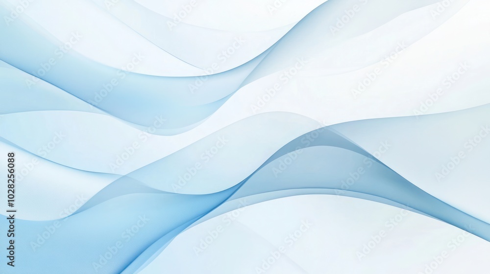 Obraz premium Abstract Blue Waves Background