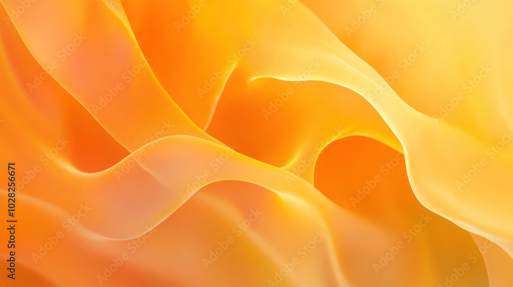 Abstract Yellow Waves Abstract Yellow Waves