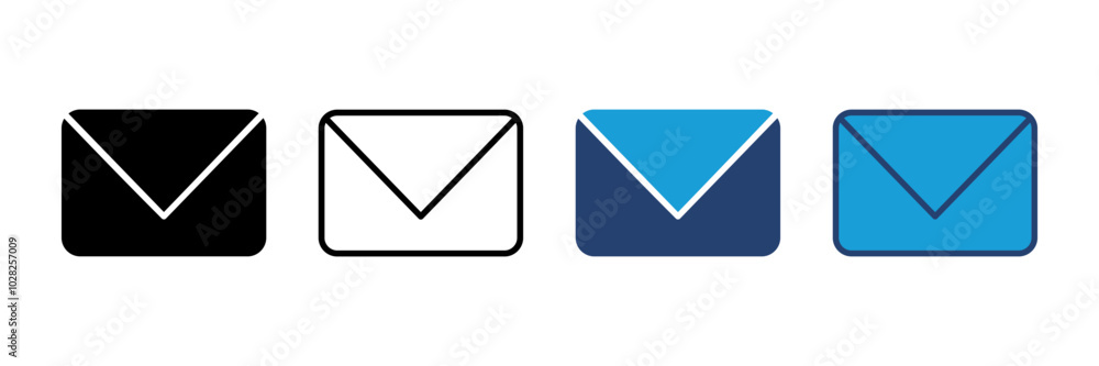 Mail icon vector. email icon vector. E-mail icon. Envelope illustration Mail icon vector. email icon vector. E-mail icon. Envelope illustration