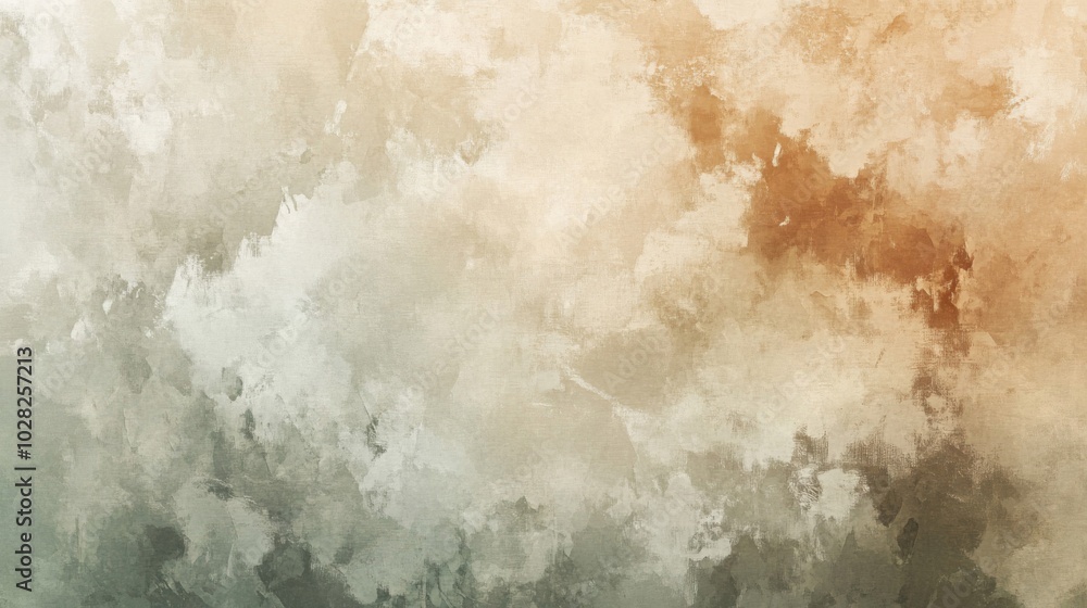 Abstract Painting with Brown and Grey Hues Abstract Painting with Brown and Grey Hues
