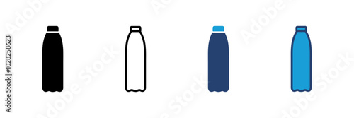 Bottle icon vector. bottle vector icon