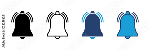 Bell Icon vector. Notification icon for your web site design