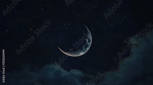 Crescent Moon and Stars photo