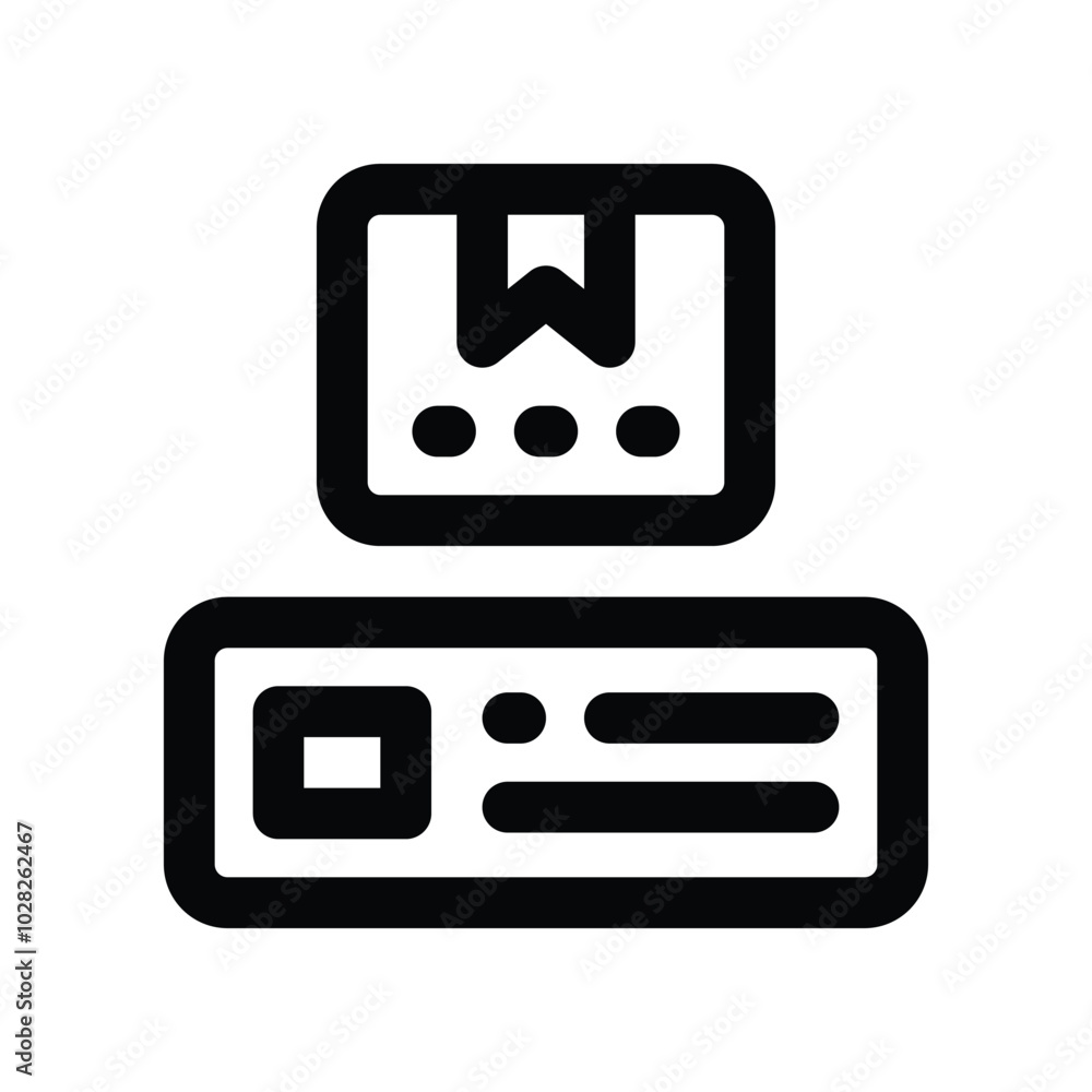 check delivery icon. vector line icon for your website, mobile, presentation, and logo design. check delivery icon. vector line icon for your website, mobile, presentation, and logo design.