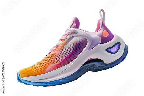 Colorful modern sport sneaker