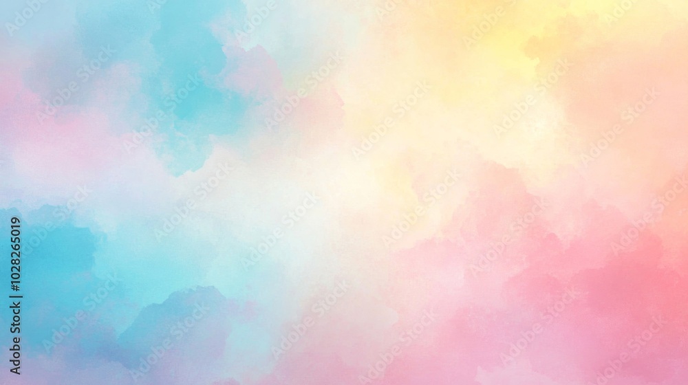 Abstract Watercolor Background with Pastel Hues Abstract Watercolor Background with Pastel Hues