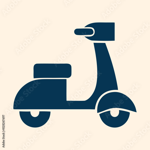 Scooter vector illustration scooter icon 1