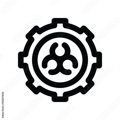 gear icon. vector line icon for your website, mobile, presentation, and logo design.