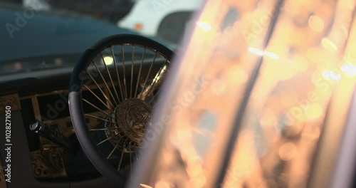 Lowrider Show, Custom Hot Rod, Hispanic Culture, Car Show, Albuquerque NM, 4K, Slow Motion