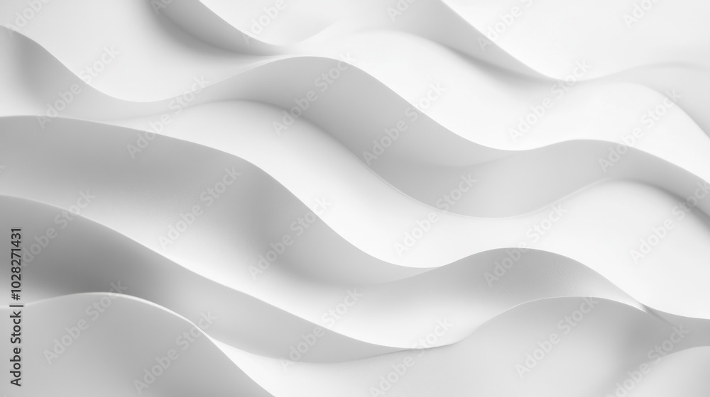 Abstract White Wave Pattern Abstract White Wave Pattern