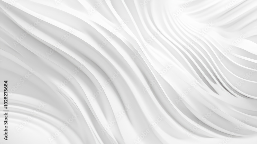 Abstract White Swirling Design Abstract White Swirling Design