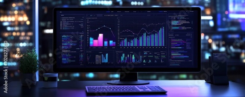 Financial Business Analytics Data Dashboard, Generative AI