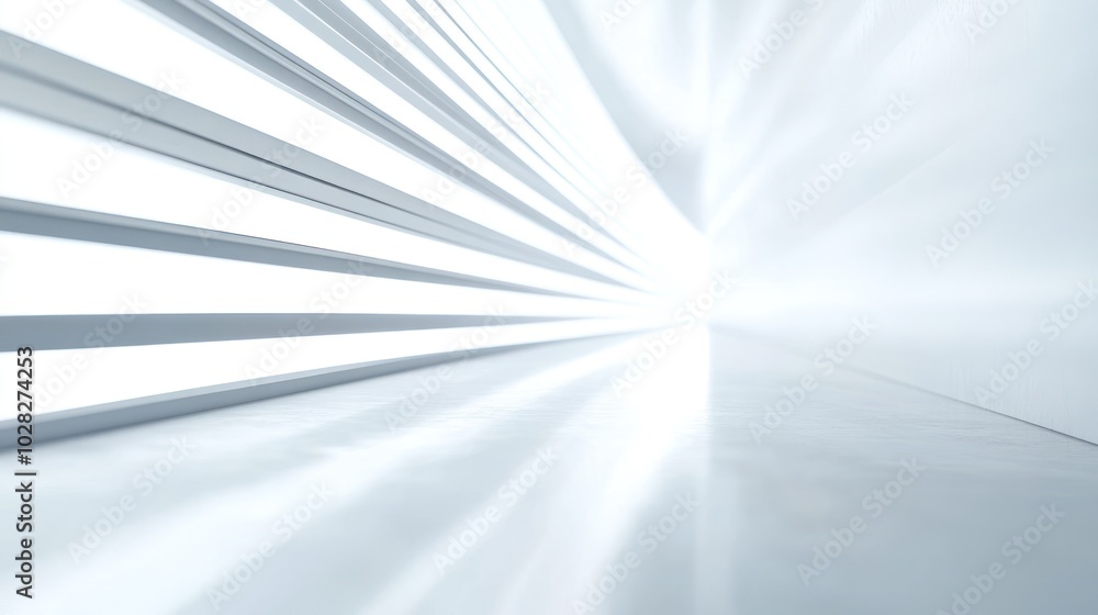 Abstract White Corridor Abstract White Corridor
