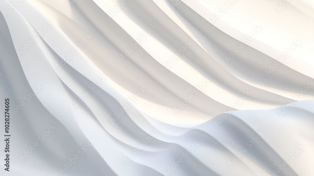 Fototapeta premium Abstract White Drape