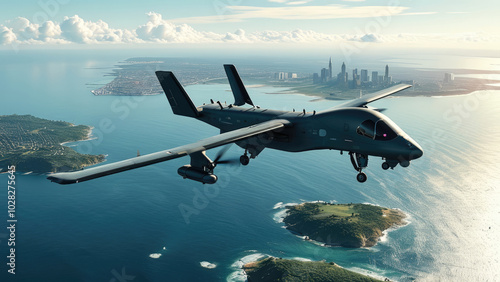 Wallpaper Mural High-Altitude Reconnaissance Drone: Eyes in the Sky Torontodigital.ca