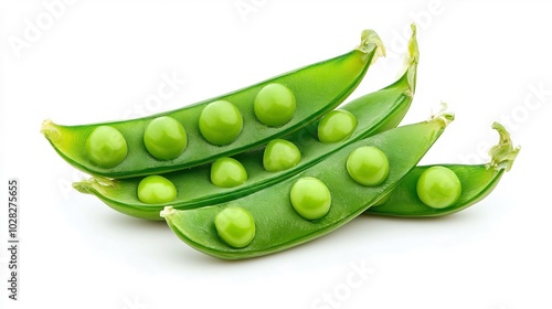 Wallpaper Mural Fresh Green Peas in Pods Torontodigital.ca