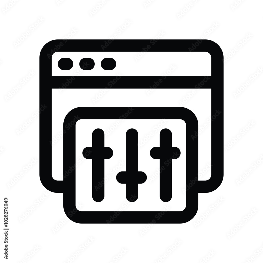 setting icon. vector line icon for your website, mobile, presentation, and logo design. setting icon. vector line icon for your website, mobile, presentation, and logo design.