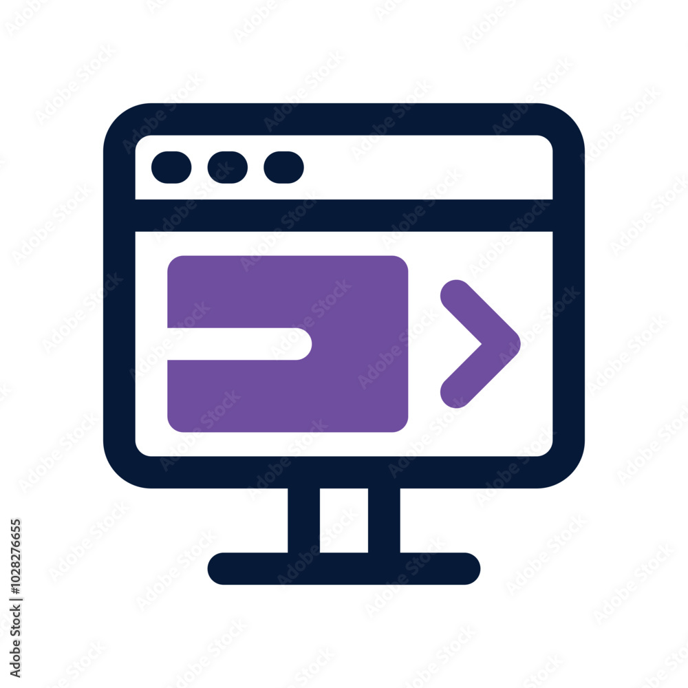 monitor icon. vector dual tone icon for your website, mobile, presentation, and logo design. monitor icon. vector dual tone icon for your website, mobile, presentation, and logo design.